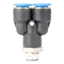 Pu Hose Fitting Y Joint 12mm-3/8 M