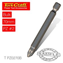 Tork Craft Pozi.2 X 70mm Power Bit Bulk