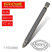 Tork Craft Pozi.2 X 89mm Power Bit Bulk