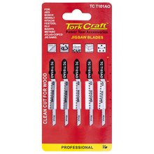 Tork Craft T-Shank Jigsaw Blade For Wood 1.3mm 20tpi 75mm