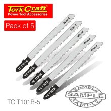 Tork Craft T-Shank Jigsaw Balde For Wood 2.5mm 10tpi 100mm