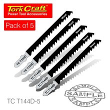 Tork Craft T-Shank Jigsaw Blade Fast Cut For Wood 4mm 6tpi