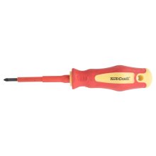 Tork Craft Screwdriver Insulated Pozi.No.1 X 80mm Vde