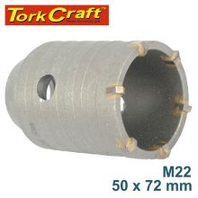 Tork Craft Hollow Core Bit Tct 50 X 72mm M22