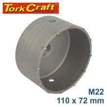 Tork Craft Hollow Core Bit Tct 110 X 72mm M22