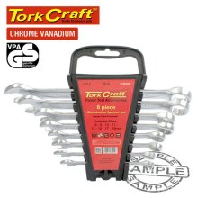 Tork Craft 8pcs combination spanner set 8-9-10-11-13-14-17-19mm