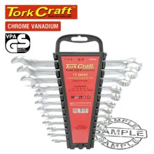 Tork Craft 12pcs combination spanner set 6-7-8-9-10-11-12-13-14-17-19-22mm