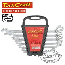 Tork Craft 6pcs deep offset combination spanner set 8-10-12-13-14-17mm