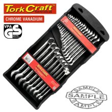Tork Craft 26pcs combination spanner set 6-32mm mini jumbo rack