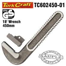 Tork Craft repl. Jaw set pipe wrench heavy duty 450mm