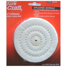 Tork Craft Cotton Buff Replacement 100mm Carded