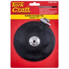 Tork Craft Backing Pad Rubber 125mm W/Arbor