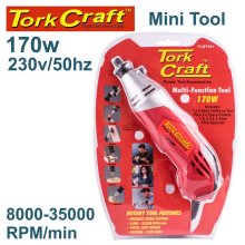 Tork Craft Mini Tool 230v 135w Rotary Variable Speed 8000 - 32500 Rpm