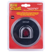 Tork Craft Quick Change Base & Arbor 115mm Micro Sanding -Velcro Pad