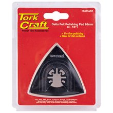 Tork Craft Quick Change Base & Arbor 80mm Delta Felt Polishing Pad