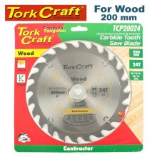 Tork Craft Blade Contractor 200 X 24t 30/1/20/16 Circular Saw Tct