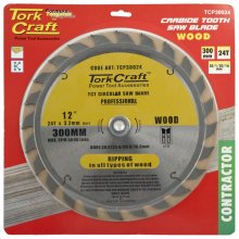 Tork Craft Blade Contractor 300 X 24t 30/1/20/16 Circular Saw Tct
