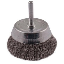 Tork Craft Wire Cup Brush 63mm 6mm Shaft Stainless Steel