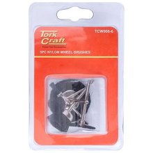 Tork Craft Wire Brushes Mini 5pc Nylon 3.2mm Shaft Assorted Shapes
