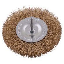 Tork Craft Wire Wheel Brush 100mm X 6mm Shaft Blister