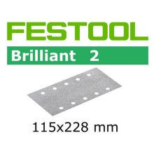 FESTOOL Abrasive Sheet Stf 115X228 P40 Br2/50 Brilliant 2 492822