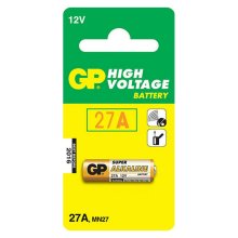 GP 12 Volt Alkaline 27A Battery Card 1