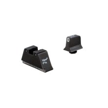 TRIJICON - Glock Suppressor Night Sight Set-White Front/Black Rear with Green Lamps for 9mm/40/4