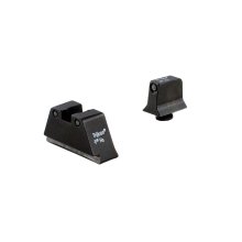 TRIJICON - Glock Suppressor Night Sight Set-Black front/Black rear with Green Lamps for 10mm/45