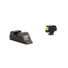 Trijicon HD XR Night Sight Set MOS Fit Rear— Yellow Front Outline for Glock