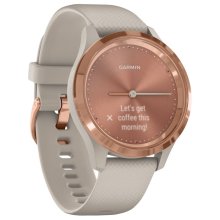 Garmin vivomove 3S Sport Light Sand Silicone with Rose Gold Hardware Watch