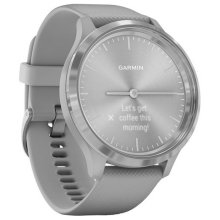 Garmin vivomove 3 Sport Powder Gray Silicone with Silver Hardware Watch