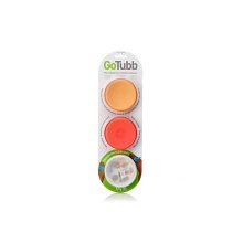 GoTubb 3Pack Medium Clear/Orange/Red