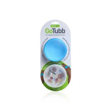 GoTubb 2 Pack Large Clear/Blue