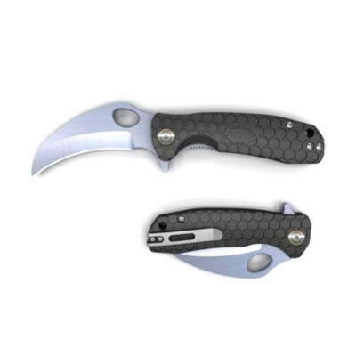 (image for) CM-BLK HONEY BADGER CLAW L/R MEDIUM - BLACK PLAIN