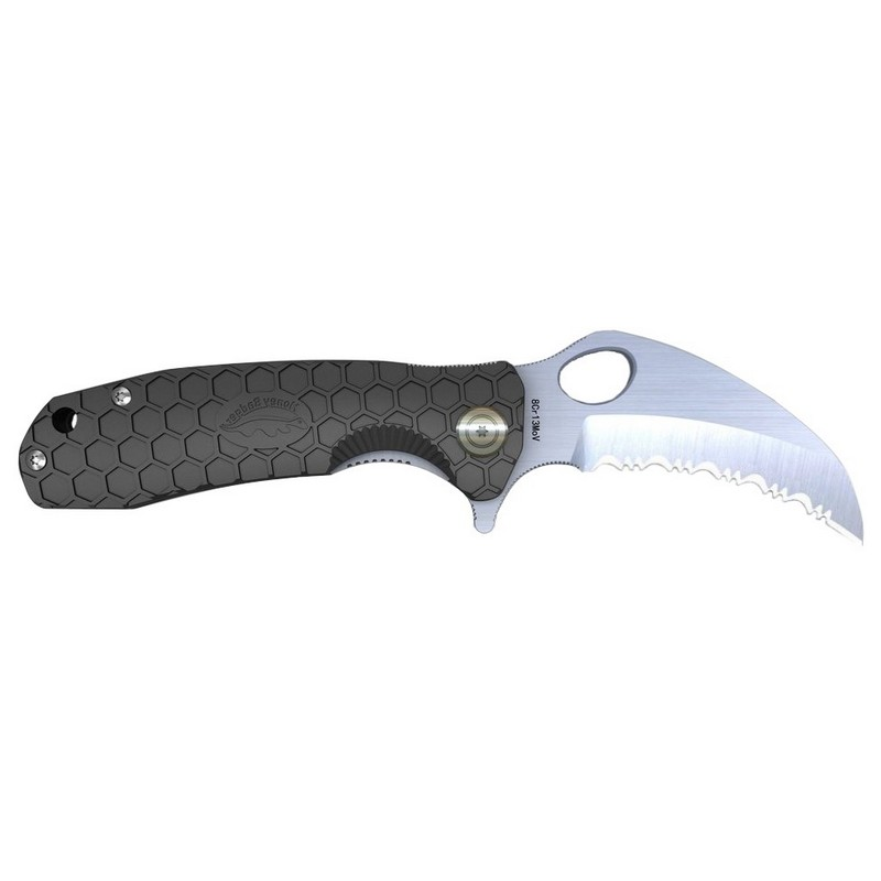 (image for) CSS-BLK HONEY BADGER CLAW L/R SMALL - BLACK SERRATED