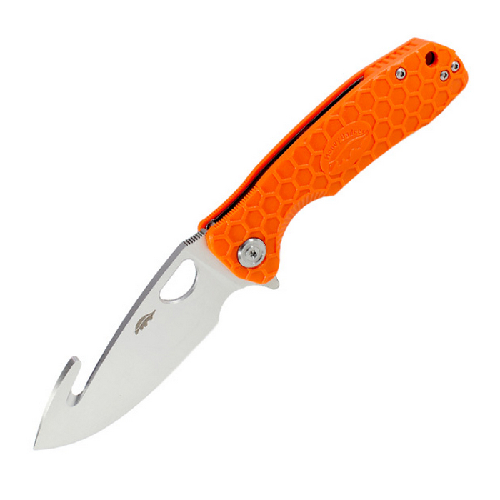(image for) HM-ORE HONEY BADGER HOOK L/R MEDIUM - ORANGE