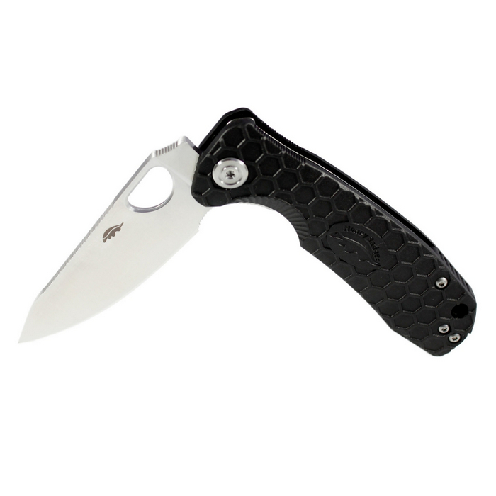(image for) LL-BLK HONEY BADGER LEAF L/R LRG - BLACK