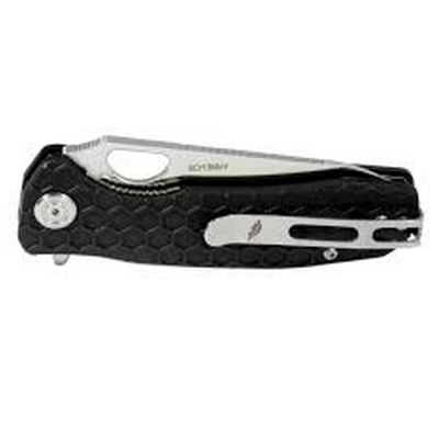 (image for) LM-BLK HONEY BADGER LEAF L/R MED - BLACK
