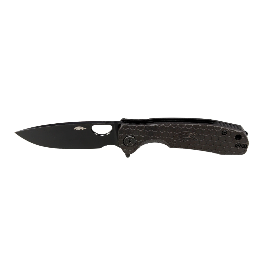 (image for) FL-D2-BLK1 HONEY BADGER FLIPPER D2 BLK BLADE L/R LARGE - BLACK