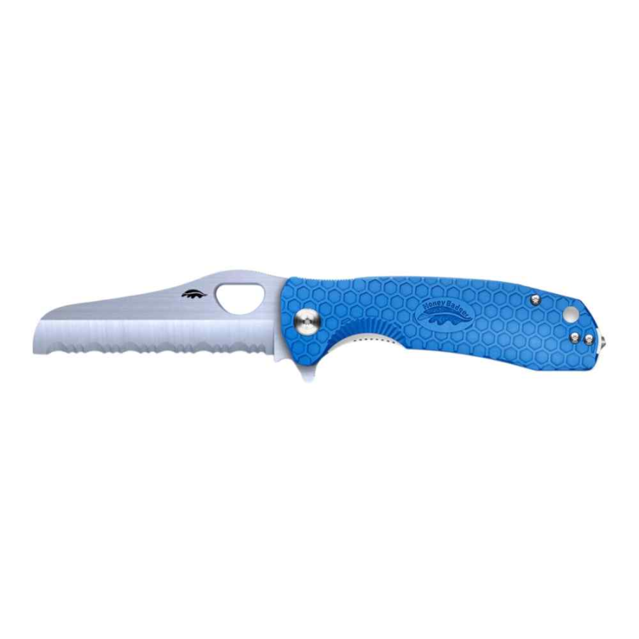 (image for) H.BADGER RESCUE SERRATED W GLASS-BREAKER L/R LARGE - BLUE