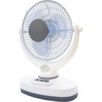 (image for) U/TEC MS5171 TORNADO AC/DC 2-SPEED OSCILLATING FAN W/BUILT-IN LED EMERG LIGHT