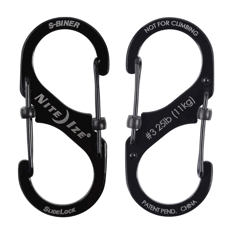 (image for) S-BINER SLIDELOCK #2 - BLACK