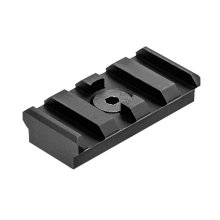 UTG PRO M-LOK 4-Slot Picatinny Rail Section Black MTURS09S