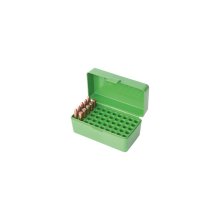 MTM AMMO BOX 22 HORNET GREEN (50)