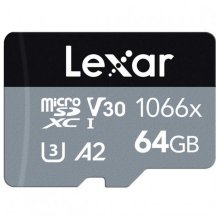 Lexar SD Micro 1066X 64GB + SD Adapter