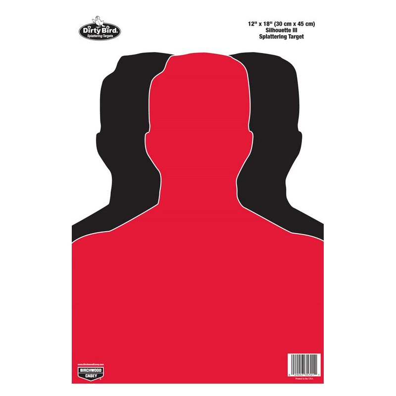 (image for) Birchwood Casey Dirty Bird 12"x18" Silhouette III