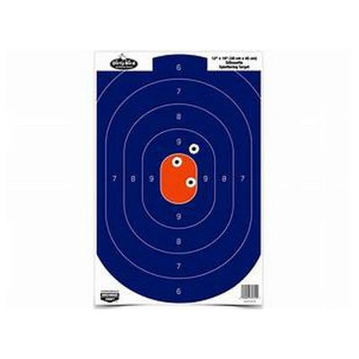 (image for) Birchwood Casey Dirty Bird 12 X 18 Blue / Orange Silhouette Target, 100 Targets