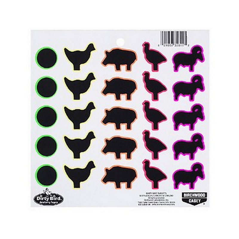 (image for) Birchwood Casey Target D/Bird Multi/Col Animal