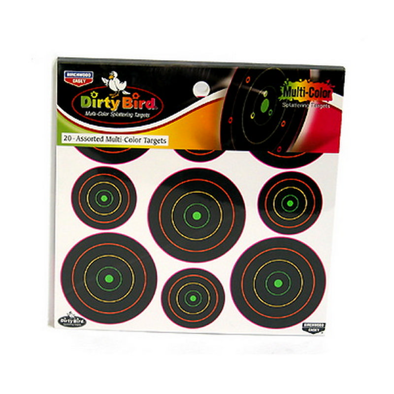 (image for) Birchwood Casey Target D/Bird Multi/Col Round