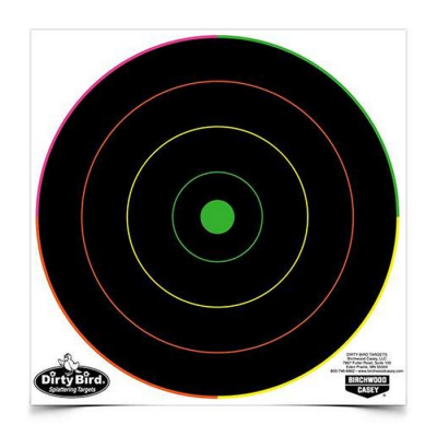 (image for) Birchwood Casey Dirty Bird Multi-Color Bull's-Eye Target